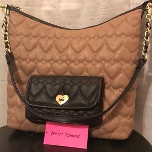 Betsy Johnson purse w/ removable strap.